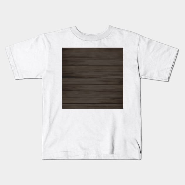 Wooden Kids T-Shirt by Makanahele